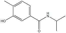 3-hydroxy-4-methyl-N-(propan-2-yl)benzamide Struktur