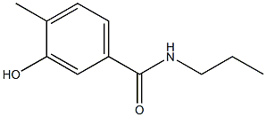 3-hydroxy-4-methyl-N-propylbenzamide Struktur