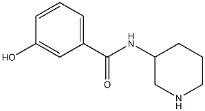 3-hydroxy-N-(piperidin-3-yl)benzamide Struktur