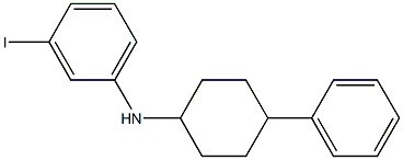 3-iodo-N-(4-phenylcyclohexyl)aniline Struktur