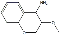 3-methoxy-3,4-dihydro-2H-1-benzopyran-4-amine Struktur