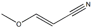 3-methoxyprop-2-enenitrile Struktur