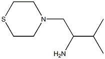 3-methyl-1-(thiomorpholin-4-yl)butan-2-amine Struktur