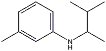 3-methyl-N-(3-methylbutan-2-yl)aniline Struktur