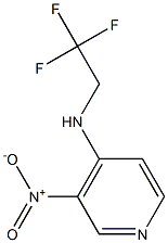 3-nitro-N-(2,2,2-trifluoroethyl)pyridin-4-amine Struktur