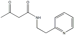 3-oxo-N-(2-pyridin-2-ylethyl)butanamide Struktur