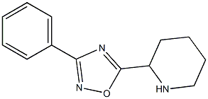 3-phenyl-5-(piperidin-2-yl)-1,2,4-oxadiazole Struktur