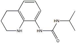 3-propan-2-yl-1-1,2,3,4-tetrahydroquinolin-8-ylurea Struktur