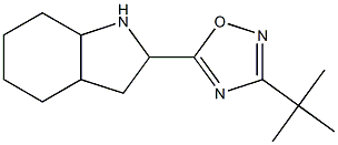 3-tert-butyl-5-(octahydro-1H-indol-2-yl)-1,2,4-oxadiazole Struktur