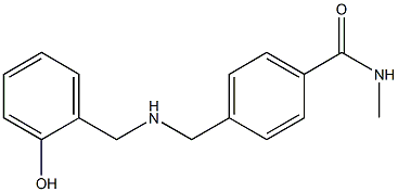 4-({[(2-hydroxyphenyl)methyl]amino}methyl)-N-methylbenzamide Struktur