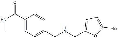 4-({[(5-bromofuran-2-yl)methyl]amino}methyl)-N-methylbenzamide Struktur