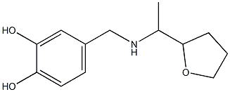 4-({[1-(oxolan-2-yl)ethyl]amino}methyl)benzene-1,2-diol Struktur