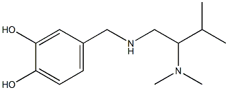 4-({[2-(dimethylamino)-3-methylbutyl]amino}methyl)benzene-1,2-diol Struktur