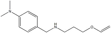 4-({[3-(ethenyloxy)propyl]amino}methyl)-N,N-dimethylaniline Struktur