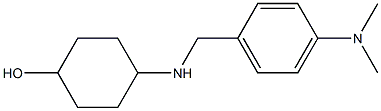 4-({[4-(dimethylamino)phenyl]methyl}amino)cyclohexan-1-ol Struktur