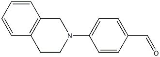 4-(1,2,3,4-tetrahydroisoquinolin-2-yl)benzaldehyde Struktur