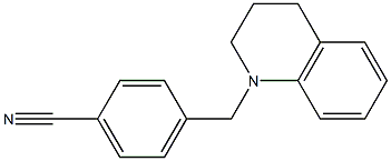 4-(1,2,3,4-tetrahydroquinolin-1-ylmethyl)benzonitrile Struktur