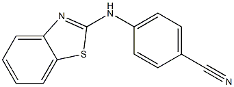 4-(1,3-benzothiazol-2-ylamino)benzonitrile Struktur