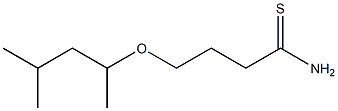 4-(1,3-dimethylbutoxy)butanethioamide Struktur