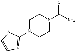 4-(1,3-thiazol-2-yl)piperazine-1-carboxamide Struktur