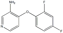 4-(2,4-difluorophenoxy)pyridin-3-amine Struktur