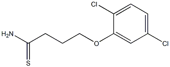 4-(2,5-dichlorophenoxy)butanethioamide Struktur