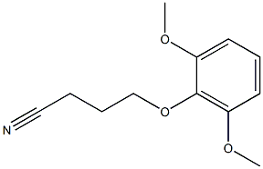 4-(2,6-dimethoxyphenoxy)butanenitrile Struktur