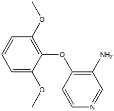 4-(2,6-dimethoxyphenoxy)pyridin-3-amine Struktur