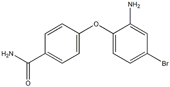 4-(2-amino-4-bromophenoxy)benzamide Struktur