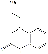 4-(2-aminoethyl)-1,2,3,4-tetrahydroquinoxalin-2-one Struktur