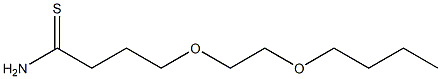 4-(2-butoxyethoxy)butanethioamide Struktur