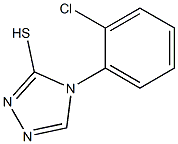 4-(2-chlorophenyl)-4H-1,2,4-triazole-3-thiol Struktur