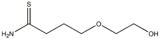 4-(2-hydroxyethoxy)butanethioamide Struktur