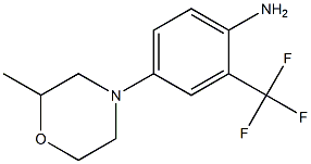 4-(2-methylmorpholin-4-yl)-2-(trifluoromethyl)aniline Struktur