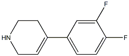 4-(3,4-difluorophenyl)-1,2,3,6-tetrahydropyridine Struktur