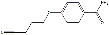 4-(3-cyanopropoxy)benzamide Struktur