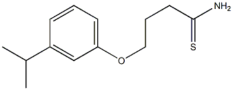 4-(3-isopropylphenoxy)butanethioamide Struktur