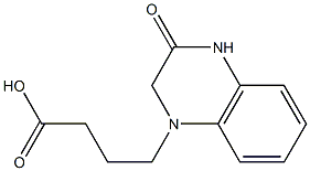 4-(3-oxo-1,2,3,4-tetrahydroquinoxalin-1-yl)butanoic acid Struktur