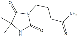 4-(4,4-dimethyl-2,5-dioxoimidazolidin-1-yl)butanethioamide Struktur