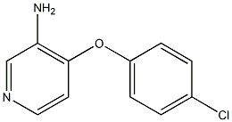 4-(4-chlorophenoxy)pyridin-3-amine Struktur