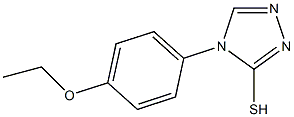 4-(4-ethoxyphenyl)-4H-1,2,4-triazole-3-thiol Struktur