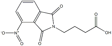 4-(4-nitro-1,3-dioxo-2,3-dihydro-1H-isoindol-2-yl)butanoic acid Struktur