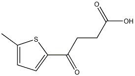 4-(5-methylthiophen-2-yl)-4-oxobutanoic acid Struktur