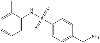 4-(aminomethyl)-N-(2-methylphenyl)benzene-1-sulfonamide Struktur