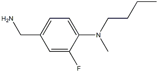 4-(aminomethyl)-N-butyl-2-fluoro-N-methylaniline Struktur