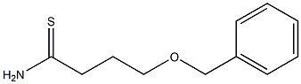 4-(benzyloxy)butanethioamide Struktur