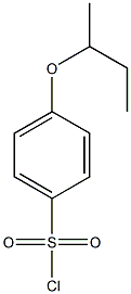 4-(butan-2-yloxy)benzene-1-sulfonyl chloride Struktur