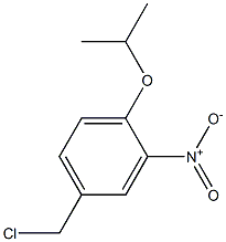 4-(chloromethyl)-2-nitro-1-(propan-2-yloxy)benzene Struktur