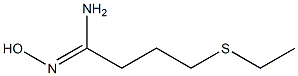 4-(ethylsulfanyl)-N'-hydroxybutanimidamide Struktur