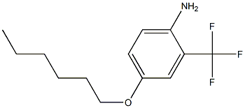 4-(hexyloxy)-2-(trifluoromethyl)aniline Struktur